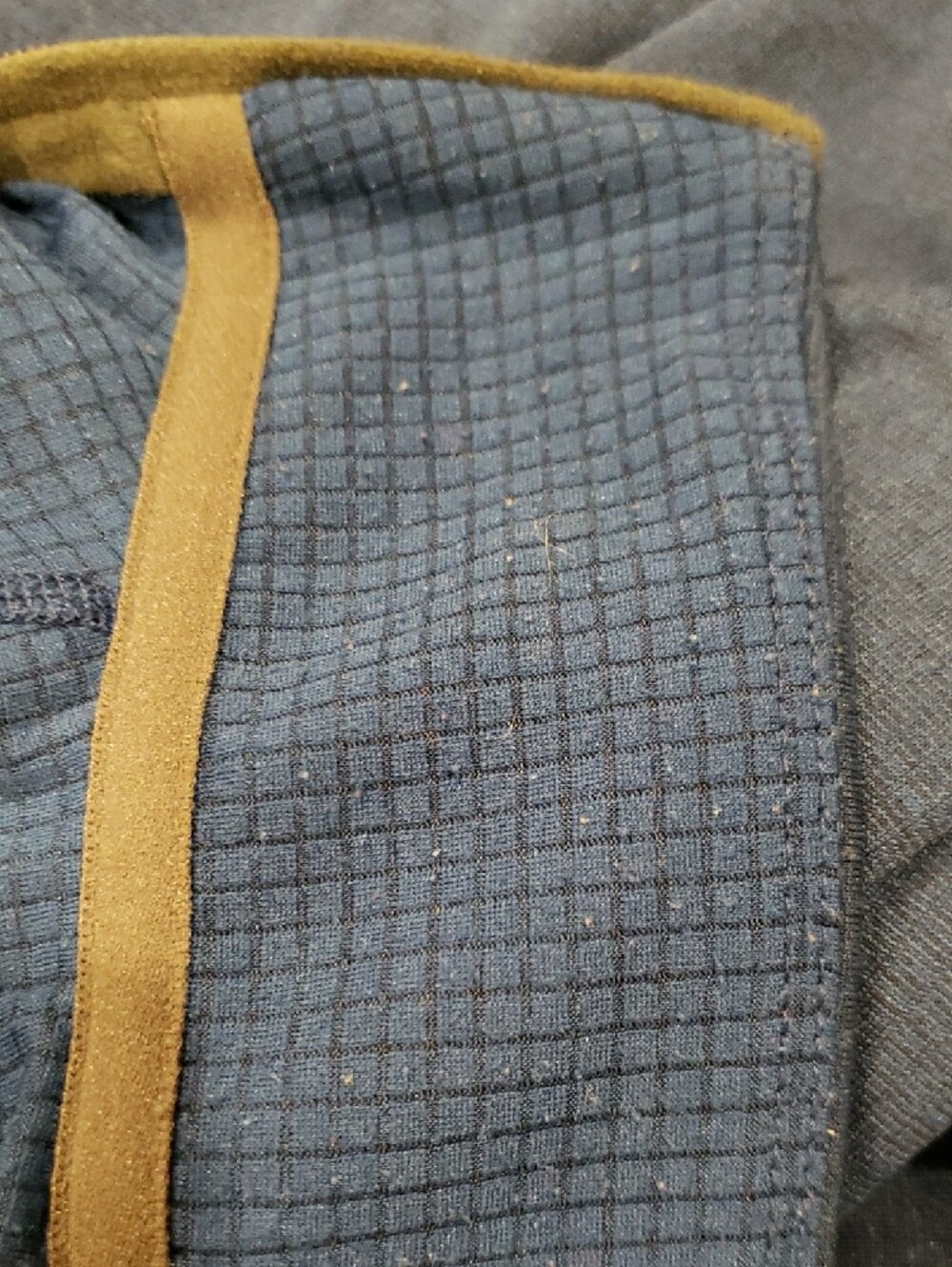 Patagonia Vintage Deep Blue Quarter-Zip Pullover Midweight Capilene - Picture 6 of 6